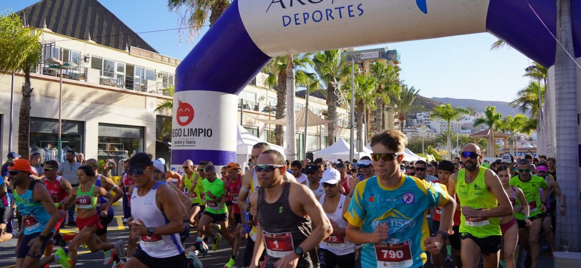 Una San Silvestre de Arona anterior. (CEDIDA)