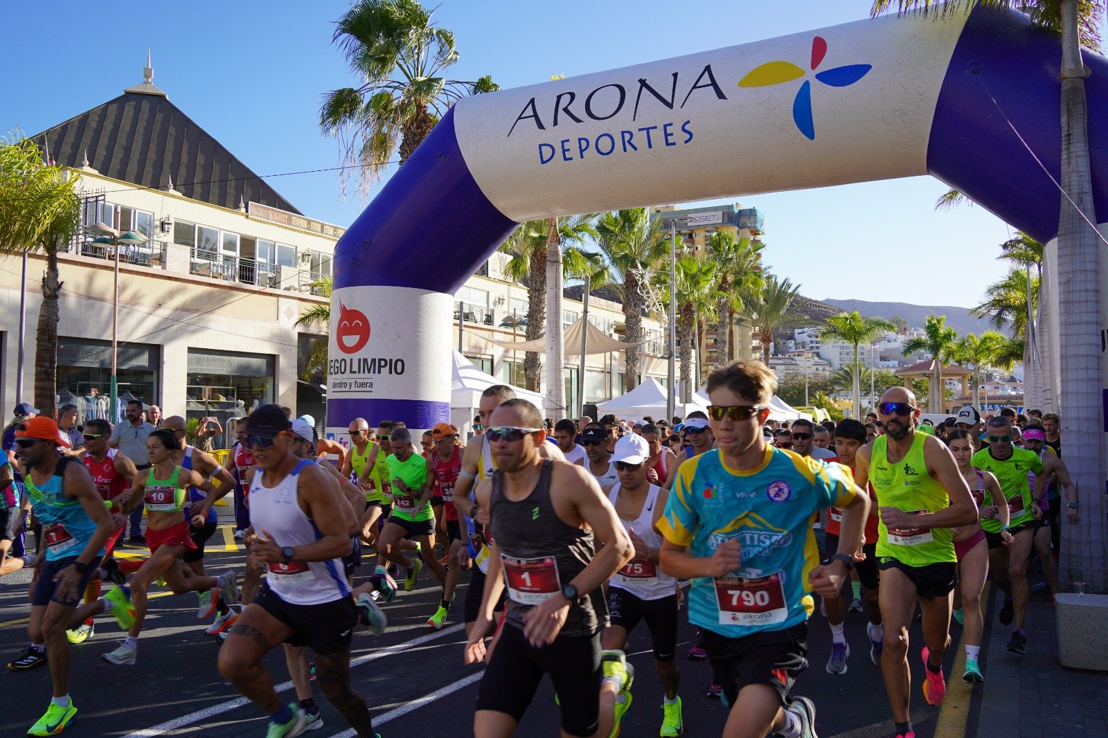 Una San Silvestre de Arona anterior. (CEDIDA)