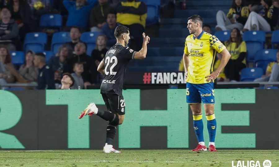 Ayoze Pérez celebra su gol a Las Palmas (LA LIGA)