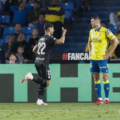 Ayoze Pérez celebra su gol a Las Palmas (LA LIGA)
