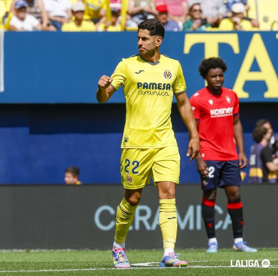 Ayoze Pérez celebra uno de sus goles ante CA Osasuna (LaLiga)