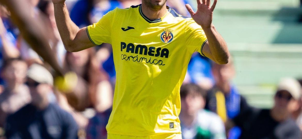 Ayoze tras marcar al Getafe (@VillarrealCF)