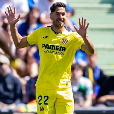 Ayoze tras marcar al Getafe (@VillarrealCF)