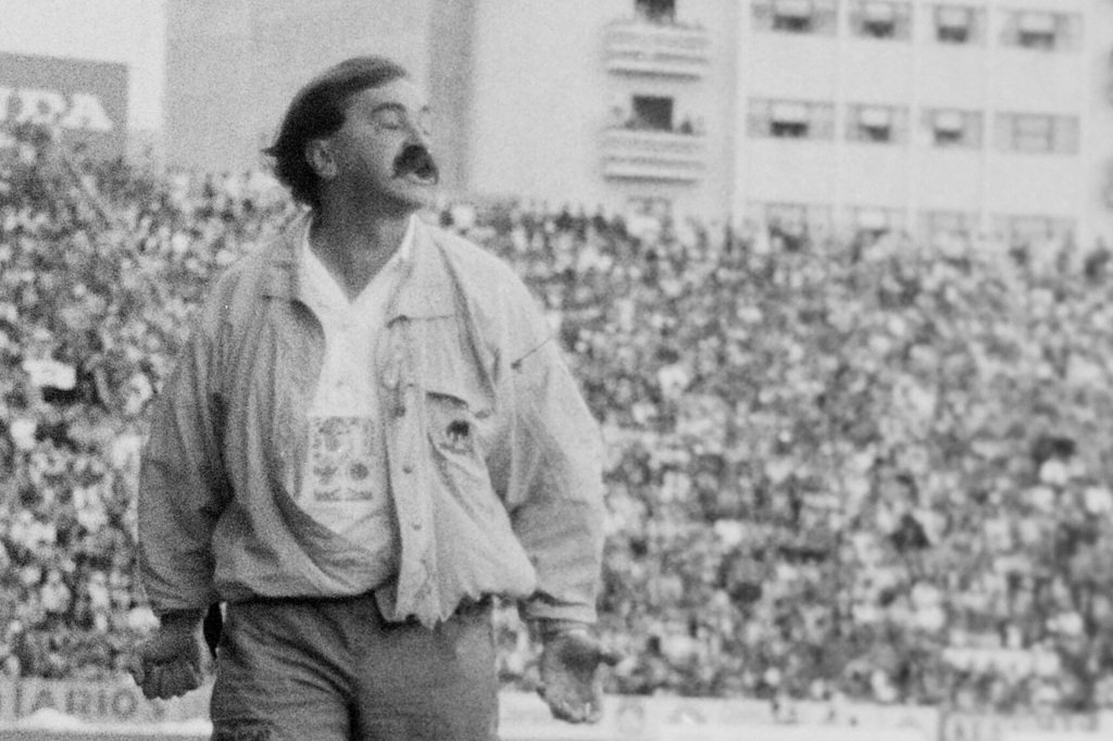 Xabier Azkargorta en un partido en el Heliodoro Rodríguez López. (ARCHIVO CDT/FONDO CARLOS GONZÁLEZ)