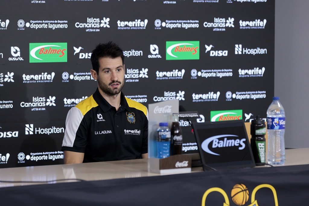 Fitipaldo, en rueda de prensa (CEDIDA).