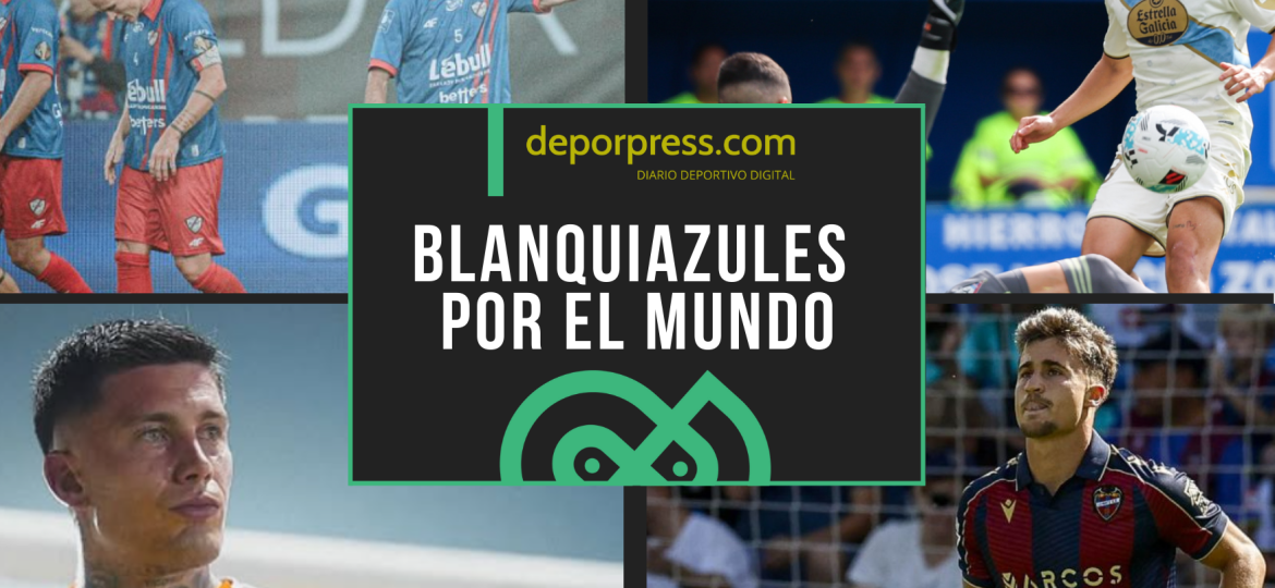 BLANQUIAZULES POR EL MUNDO (10)|Iván Romero ante el Betis (La Liga)|Luismi Cruz picando el balón (@RCDeportivo)|Juande