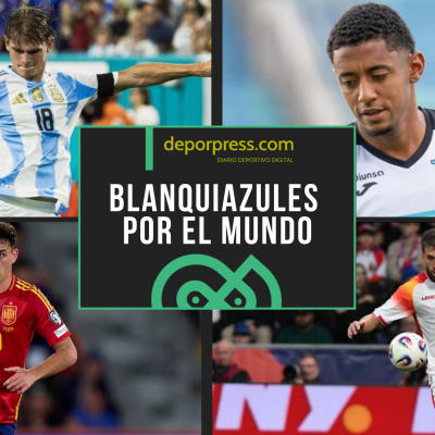 BLANQUIAZULES POR EL MUNDO (12)|Pedri con España (@Pedri)|El Choco Lozano con Honduras (INSTAGRAM)