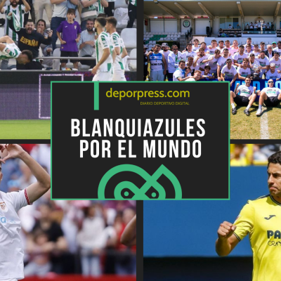 BLANQUIAZULES POR EL MUNDO (6)|Jacobo González celebra el gol ante el Cádiz (LaLiga)|Kike Salas celebra su gol ante el CD Leganés (LaLiga)|Ayoze Pérez celebra uno de sus goles ante CA Osasuna (LaLiga)|El Juventud Torremolinos celebra su ascenso de categoría (@JTorremolinosCF)