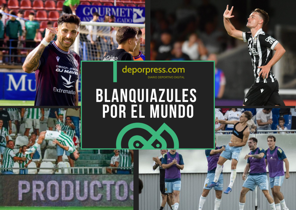BLANQUIAZULES POR EL MUNDO (9)|Dani Gómez celebrando el gol al Valladolid (La Liga)|Pablo Larrea