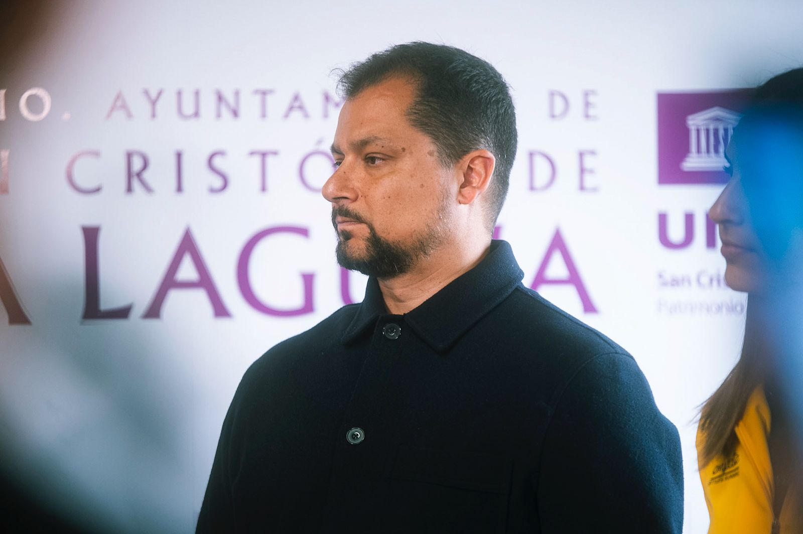 Badel Albelo, concejal de Deportes de La Laguna en la presentación de la Fase de Ascenso (CEDIDA)
