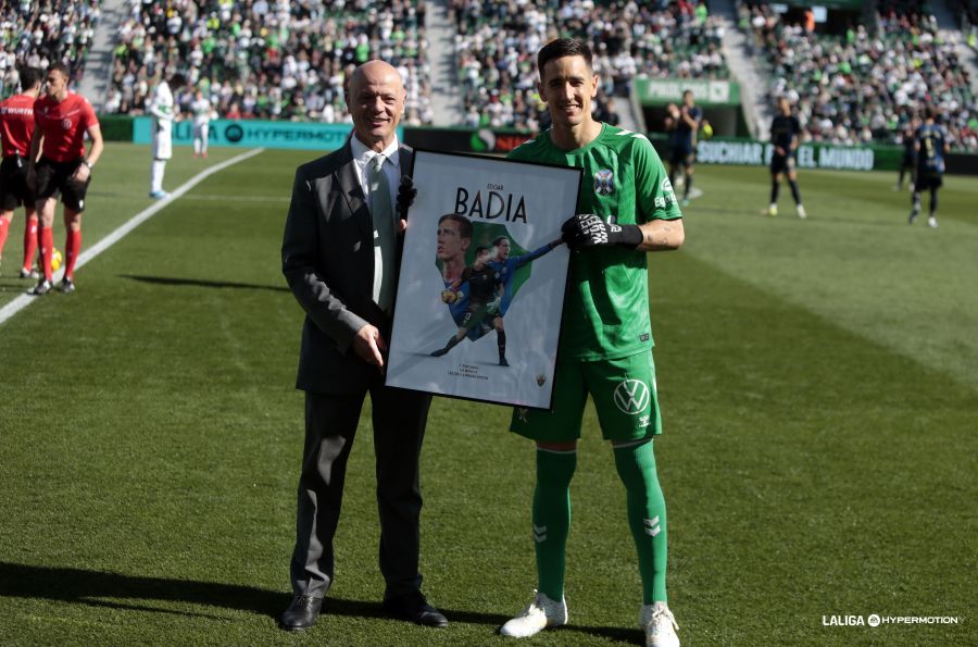 Edgar Badía, antes del partido (LALIGA).