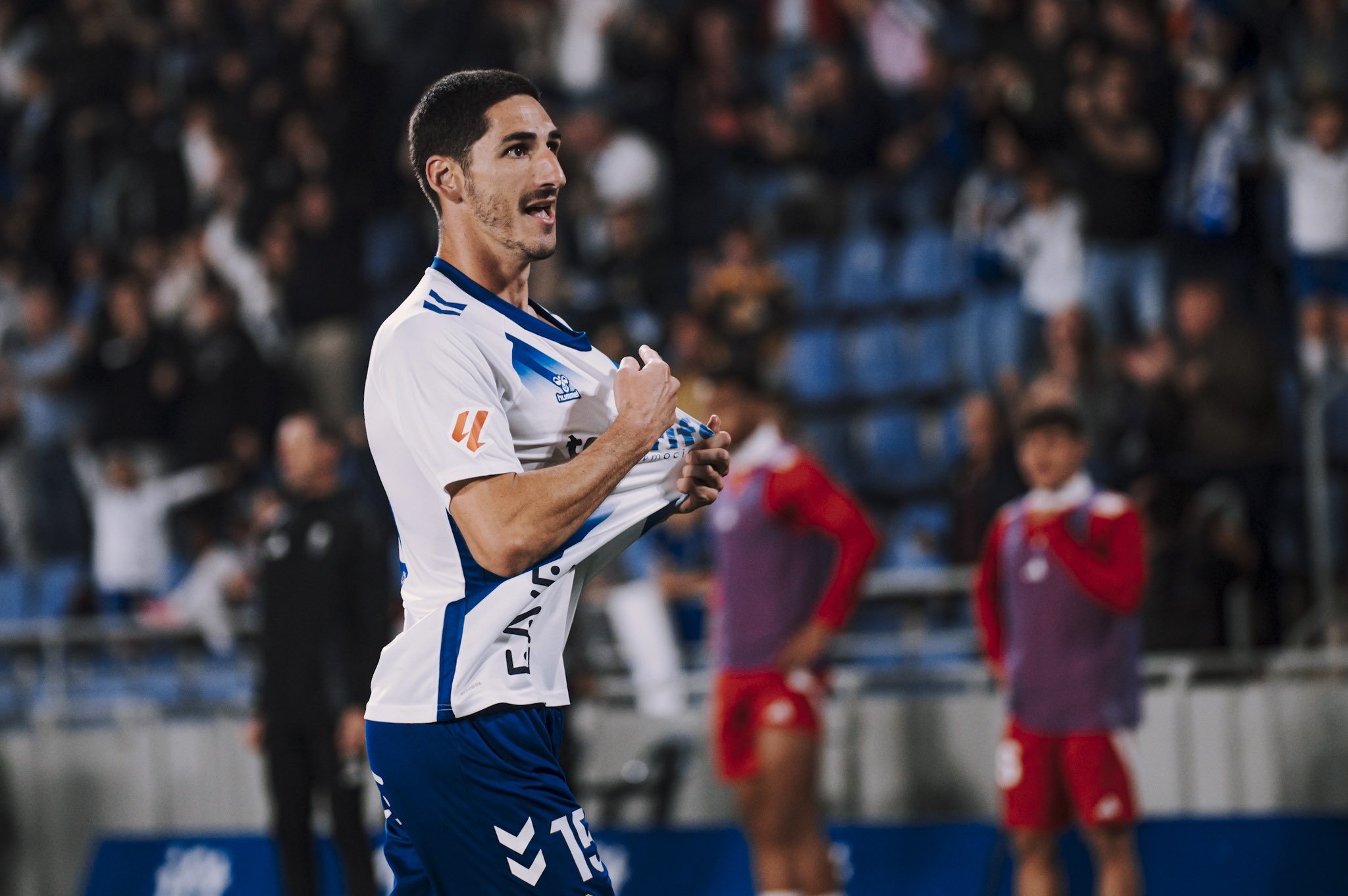 Bodiger tras el 1-0 al Granada (@CDTOficial)