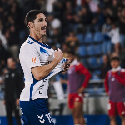 Bodiger tras el 1-0 al Granada (@CDTOficial)