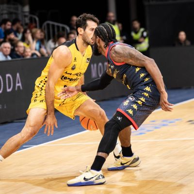 Bruno Fitipaldo durante el partido (ACB PHOTO)