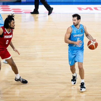 Bruno Fitipaldo en su primer choque contra Panamá (FIBA)