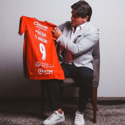 Bruno Marioni con la camiseta de su nuevo club (@TepatitlanFC)