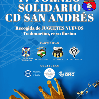CARTEL IV Torneo Solidario CD San Andrés