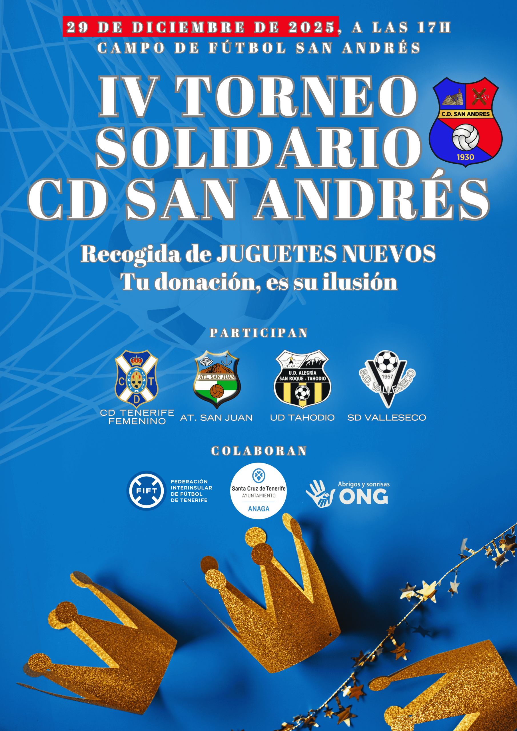 Cartel del evento. (CD SAN ANDRÉS)
