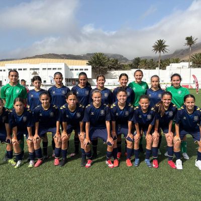 Jugadoras del Tenerife femenino infantil. (CD TENERIFE)