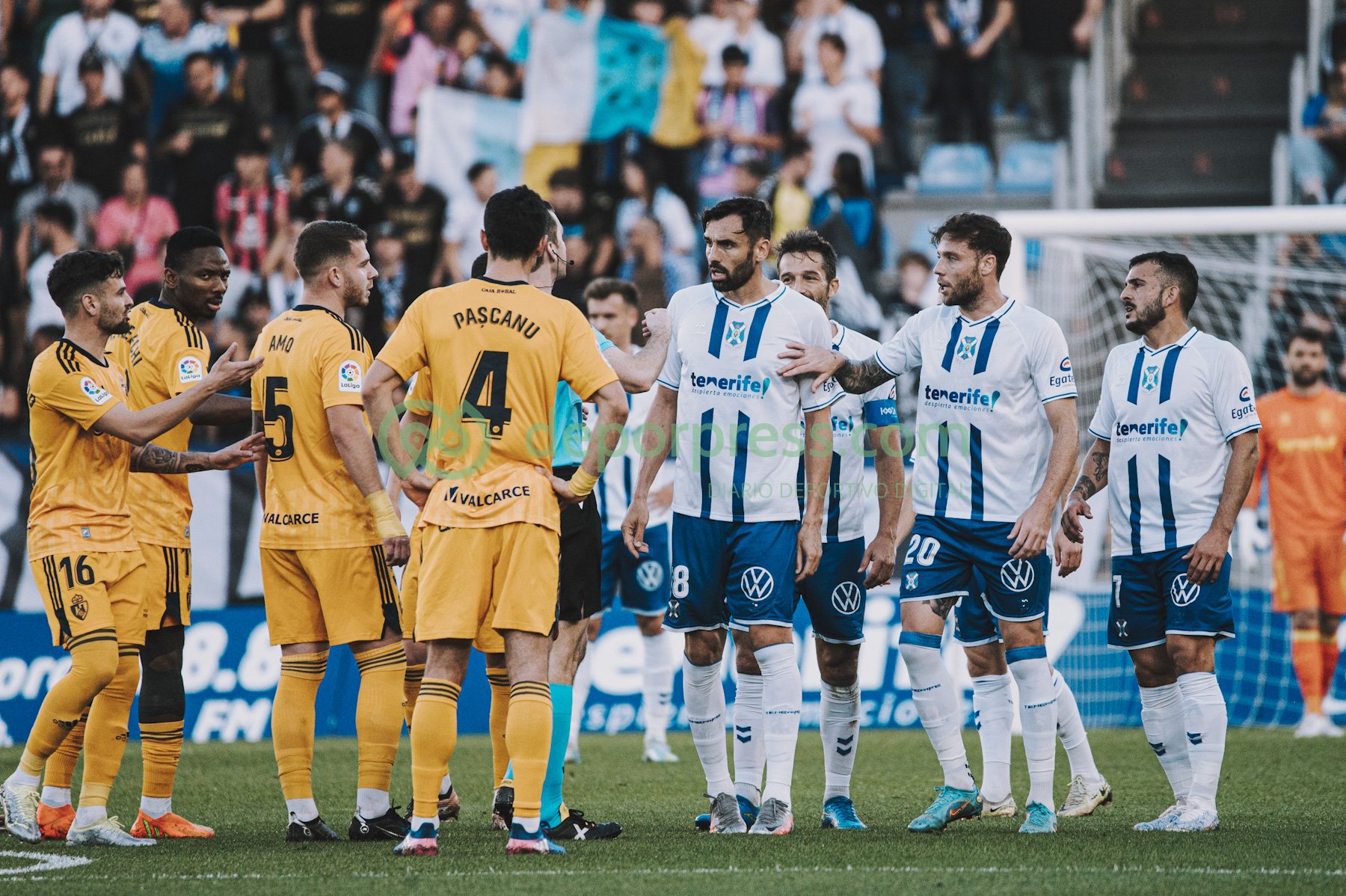 Imagen del Tenerife-Ponferradina. (DEPORPRESS)