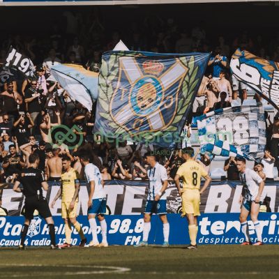 Afición del Tenerife en el Heliodoro (DEPORPRESS)
