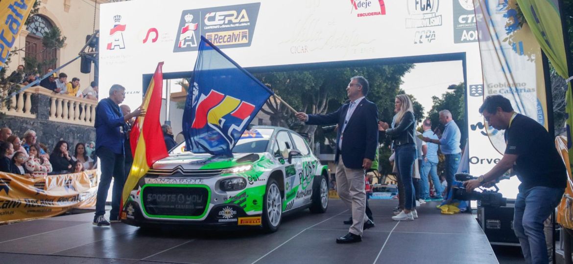 Ceremonia de salida del 34 Rally Villa de Adeje (CEDIDA)