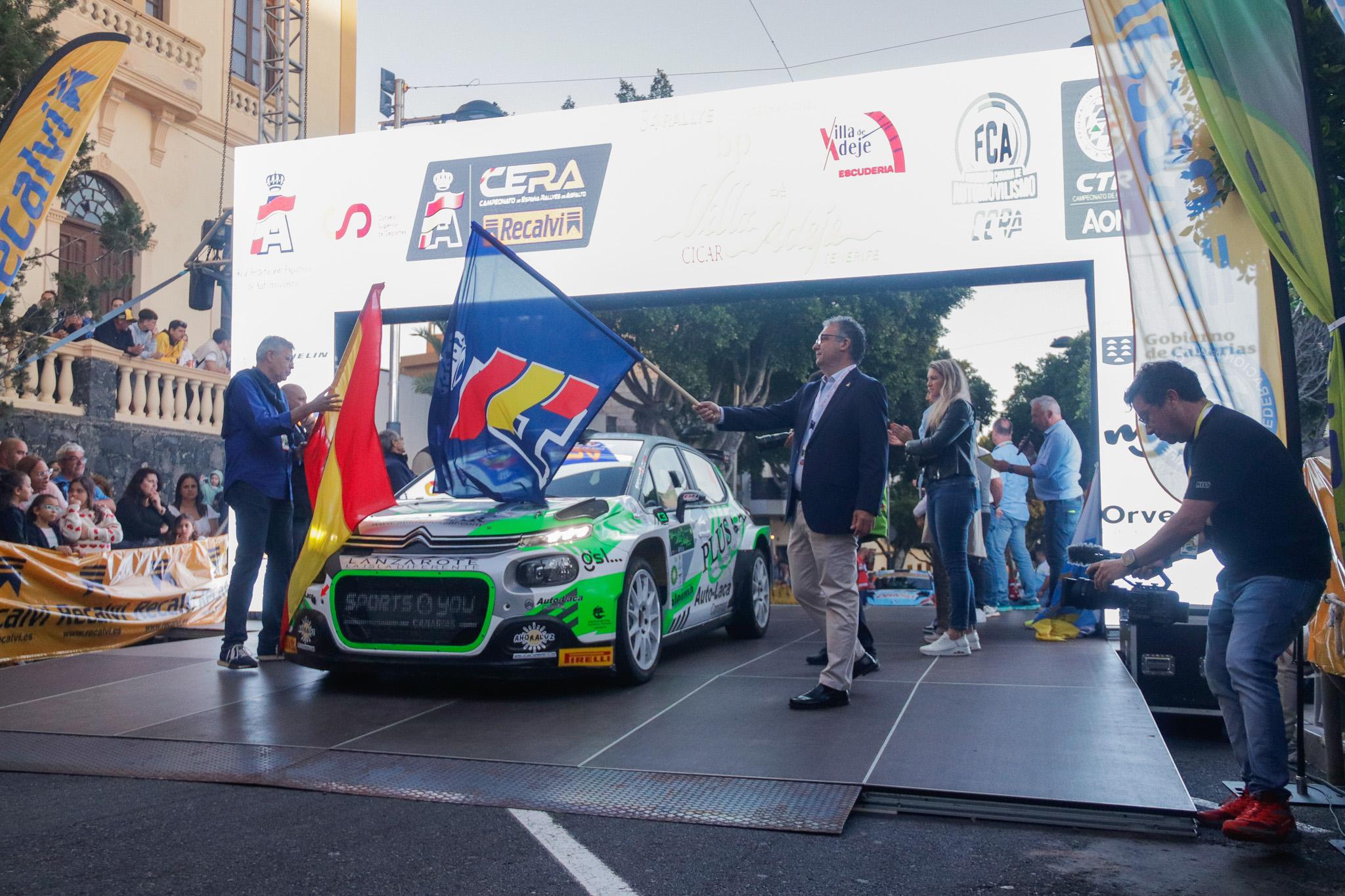 Ceremonia de salida del 34 Rally Villa de Adeje (CEDIDA)
