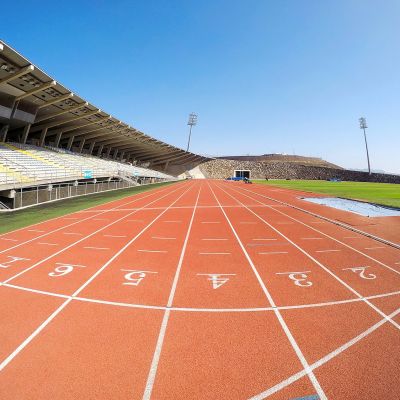 La pista de atletismo del CIAT (CEDIDA)