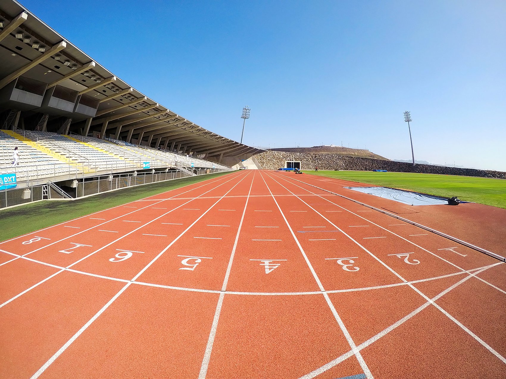 La pista de atletismo del CIAT (CEDIDA)