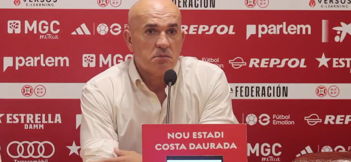 Luis César Sampredo en rueda de prensa (@NASTICTARRAGONA)
