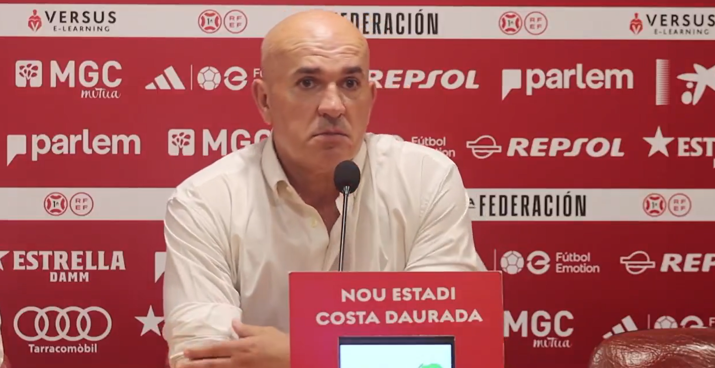 Luis César Sampredo en rueda de prensa (@NASTICTARRAGONA)