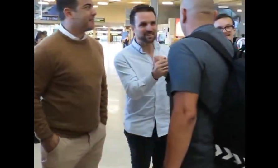 Rayco García y Ayoze Díaz despidiendo al Tenerife EDI (Captura de vídeo)