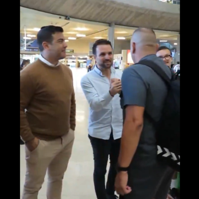 Rayco García y Ayoze Díaz despidiendo al Tenerife EDI (Captura de vídeo)