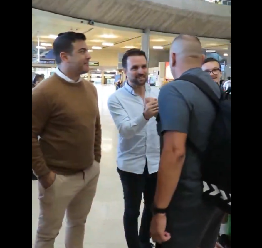 Rayco García y Ayoze Díaz despidiendo al Tenerife EDI (Captura de vídeo)