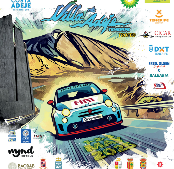 Cartel 34º Rally Villa de Adeje (RallyVilladeAdeje.com)