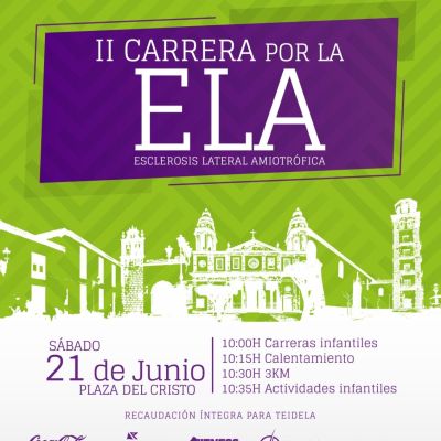 Cartel II Carrera por la ELA (CEDIDA)