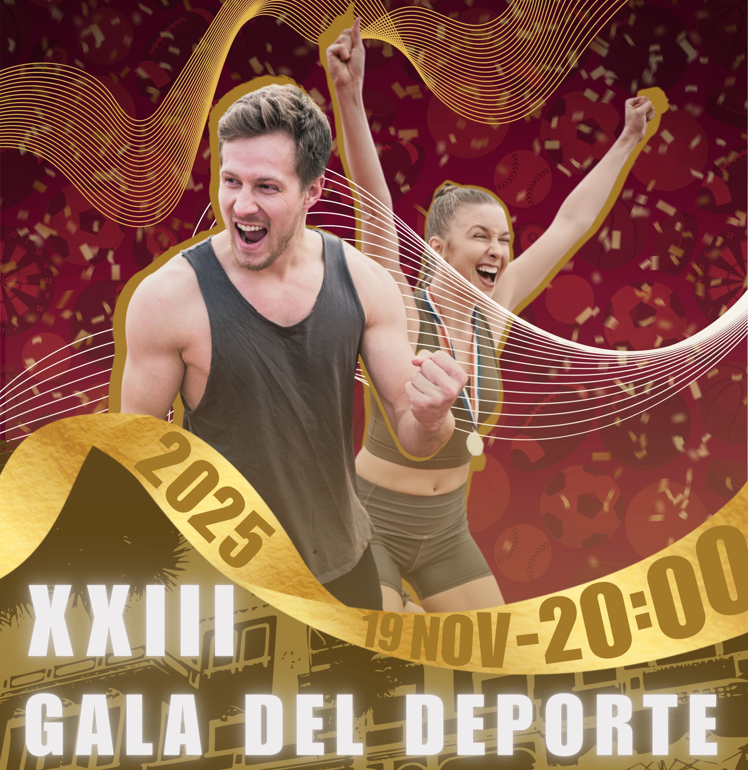 Cartel XXIII Gala del Deporte (La Orotava)