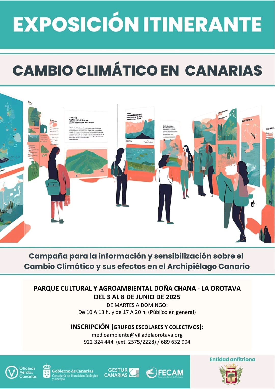 Cartel de la exposición (LA OROTAVA)