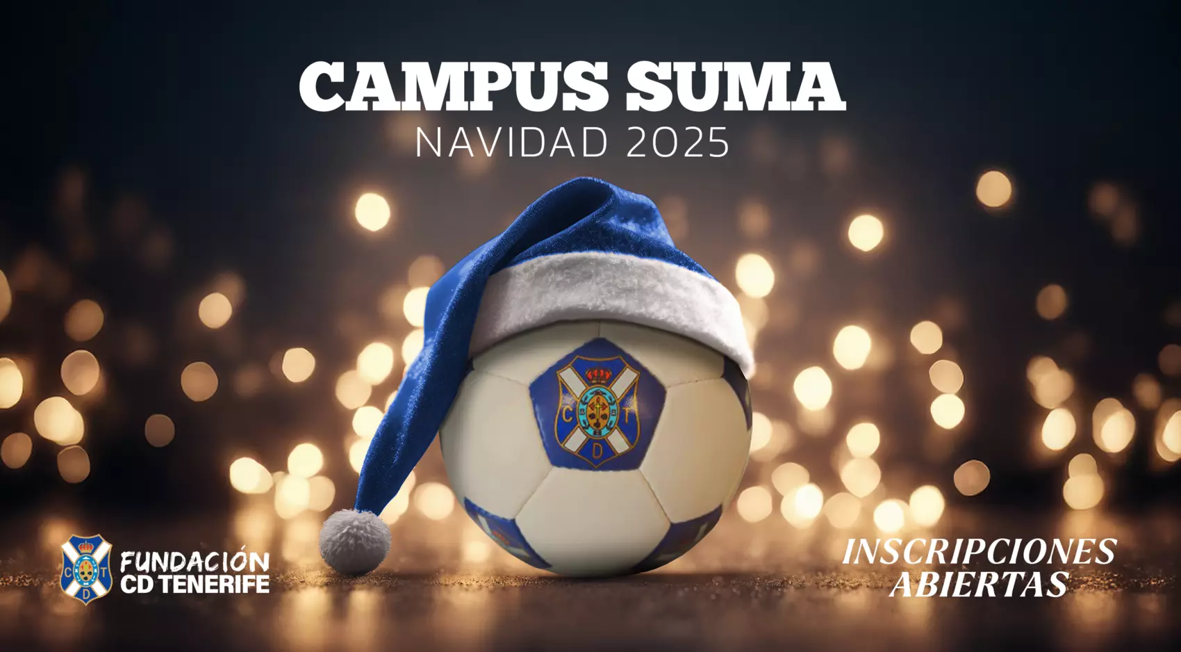 Cartel del Campus Suma 2025 de Navidad (CD TENERIFE)