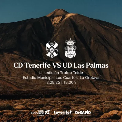 Cartel del Trofeo Teide 2025 (CD TENERIFE)|¿COMO LLEGAR A... HISTORIA