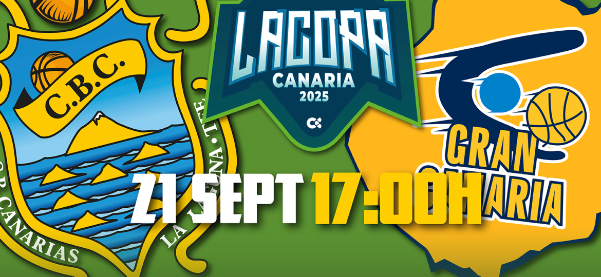 Cartel del derbi de pretemporada (CB CANARIAS)