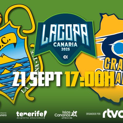 Cartel del derbi de pretemporada (CB CANARIAS)