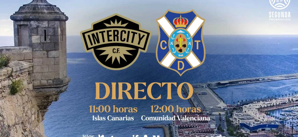 Cartel del partido (CD TENERIFE)