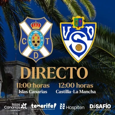 Cartel del partido (CD TENERIFE)