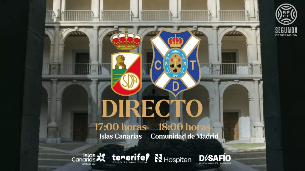 Cartel del partido (CD TENERIFE)