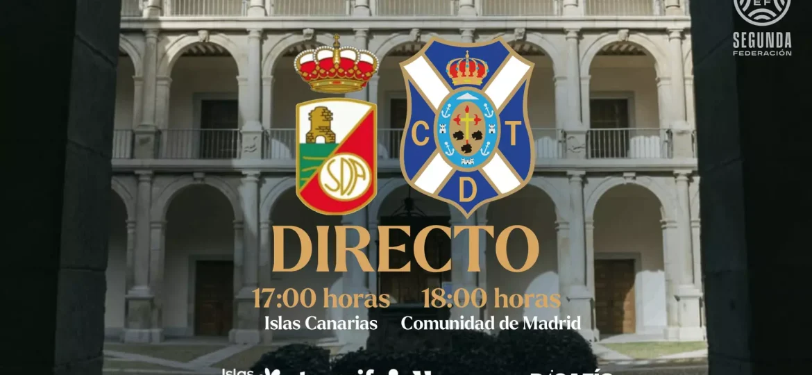 Cartel del partido (CD TENERIFE)