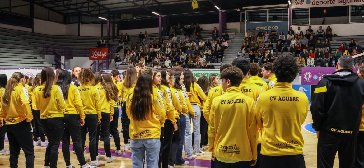 Presentación de las categorías inferiores del CV Aguere (CEDIDA)