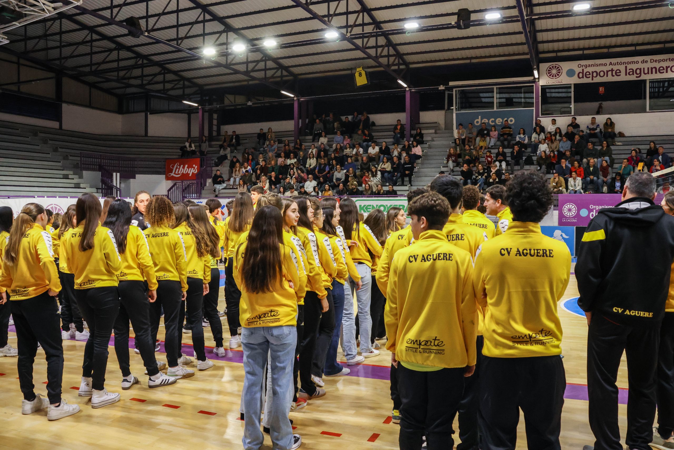 Presentación de las categorías inferiores del CV Aguere (CEDIDA)