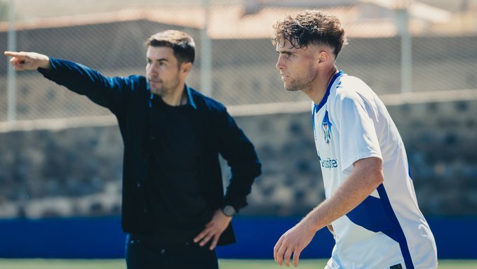 Otero en el partido ante el Getafe B (@CdtCantera)