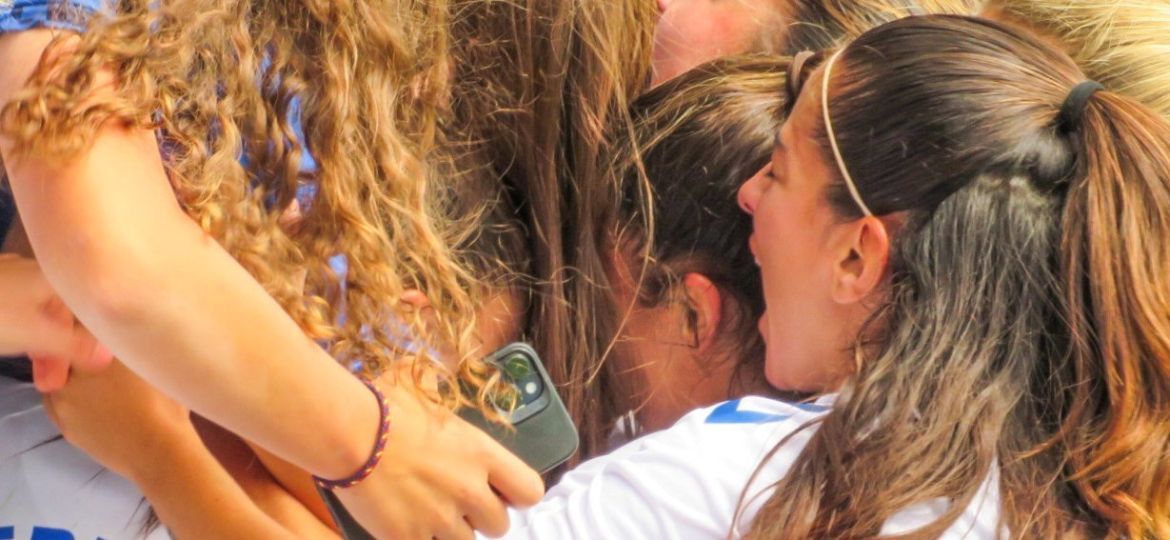 Celebración del ascenso del Tenerife femenino.(CD TENERIFE)